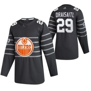 2020 NHL All Star Edmonton Oilers Trikot Leon Draisaitl Grau